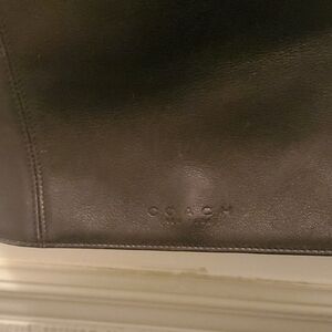 Authentic Leather Coach Bag